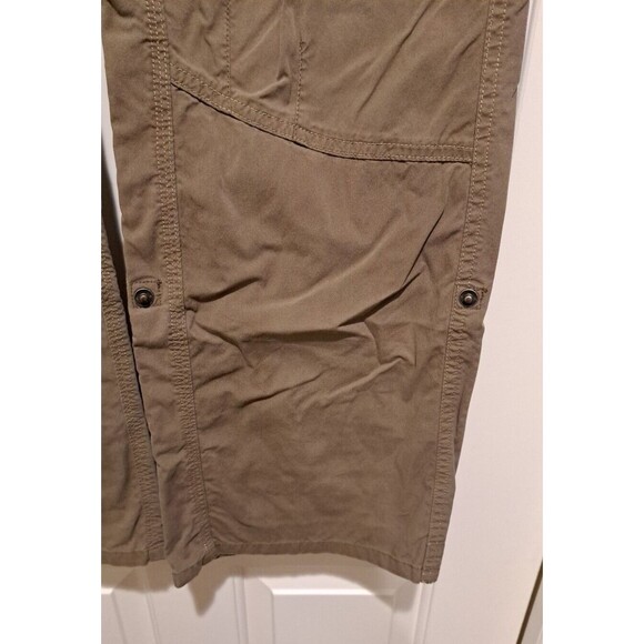 Kuhl Hiking Trail Outdoor Cargo Convertible Roll Up Bootcut Pants Women 14 Brown - Picture 3 of 16